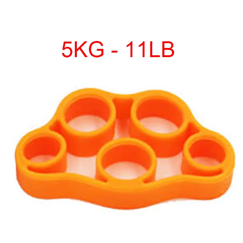 Hand Gripper Silicone Finger Expander Exercise Hand Grip Wrist Strength Trainer Finger Exerciser Resistance Bands Fitness