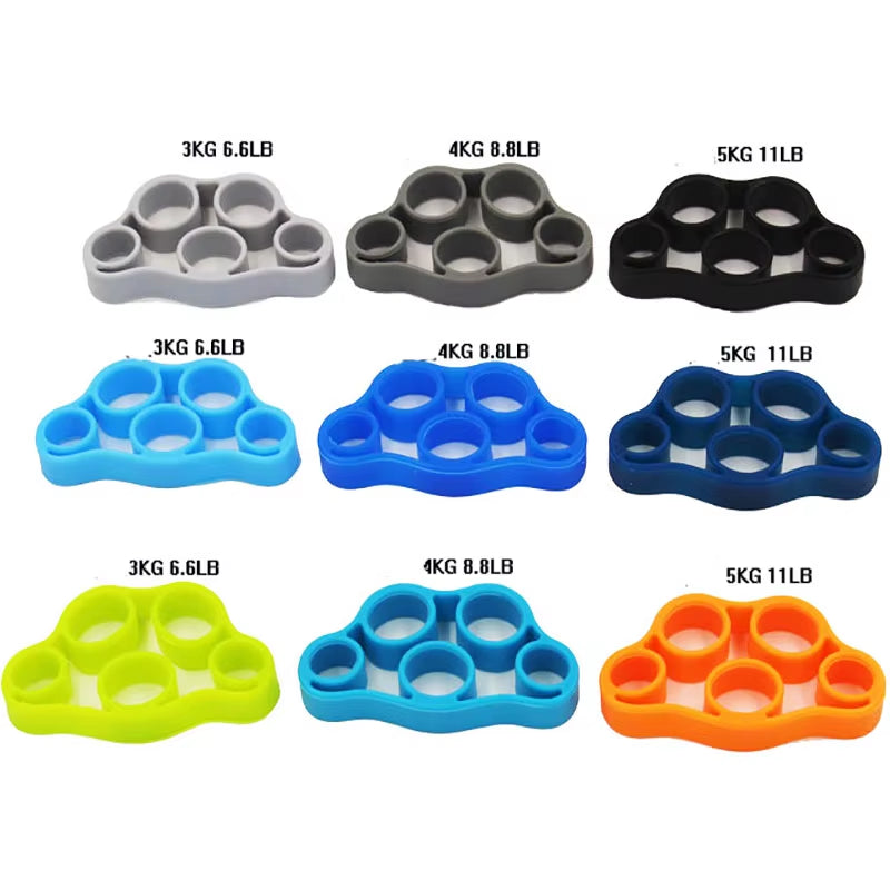 Hand Gripper Silicone Finger Expander Exercise Hand Grip Wrist Strength Trainer Finger Exerciser Resistance Bands Fitness
